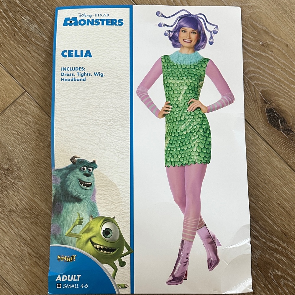 Disney Celia Costume in Green and Purple